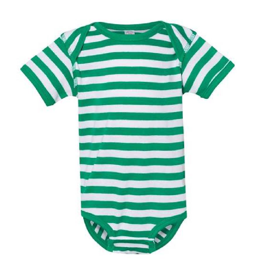 KELLY/ WHITE STRIPE