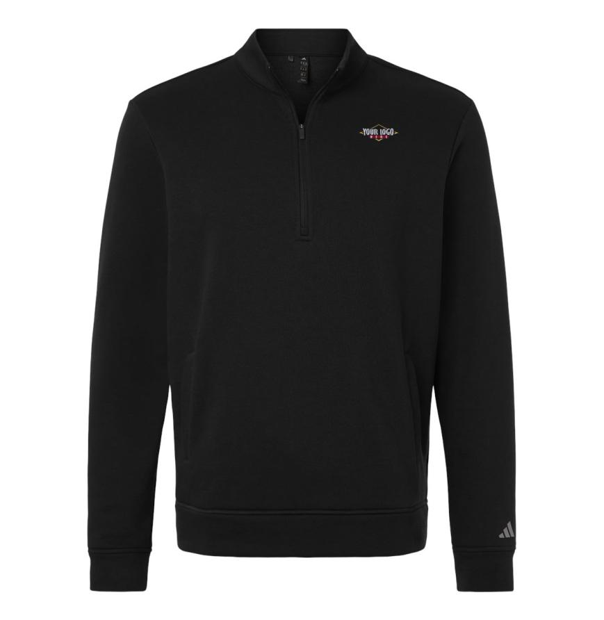 Mens Elevated Fleece Quarter-Zip Pullover