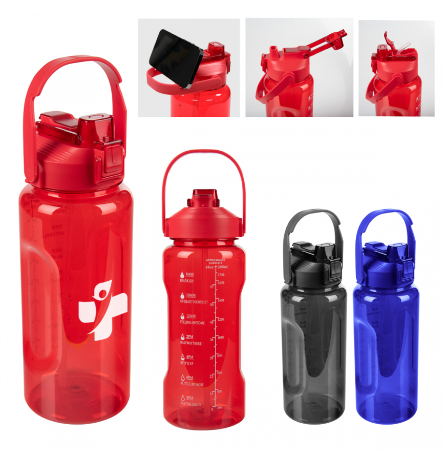 68 Oz Motivational Water Bottle