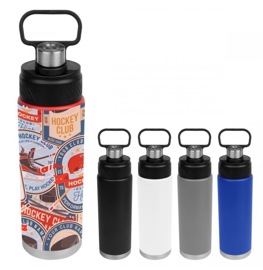24 Oz Full Color Stainless Steel Leighton Bottle