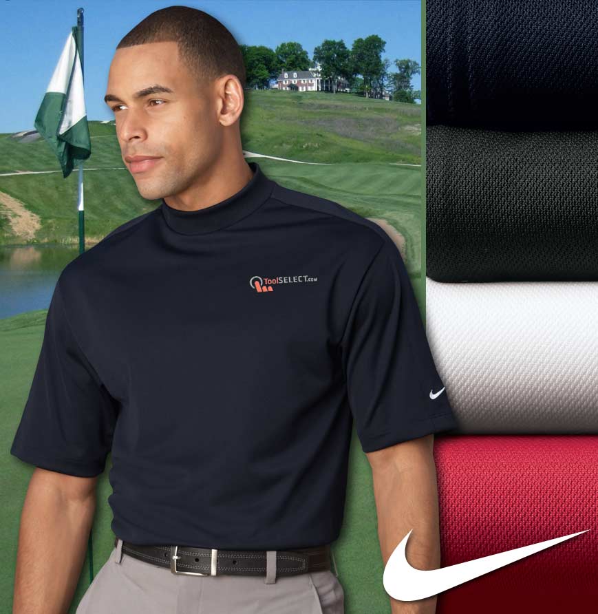 Nike Dri-FIT Short Sleeve Mock Turtleneck