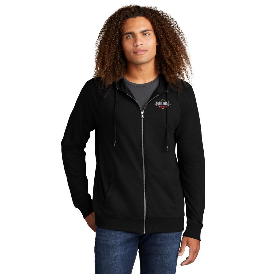 District Threads DT573 - District Featherweight French Terry Full-Zip Hoodie