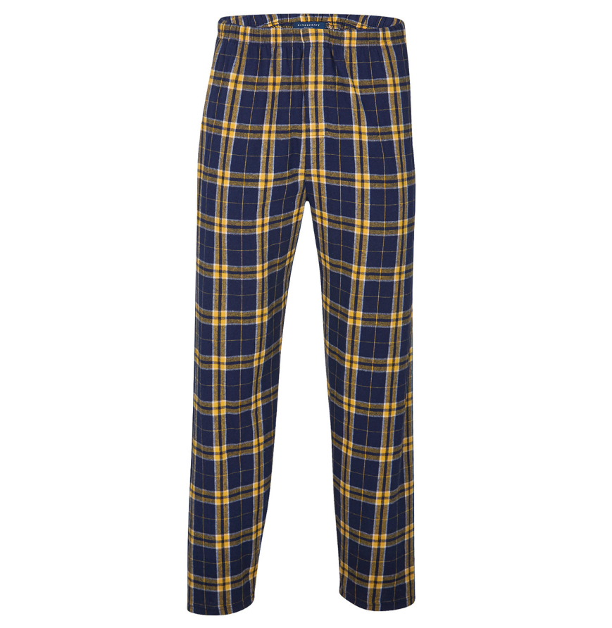 NAVY-GOLD-PLAID