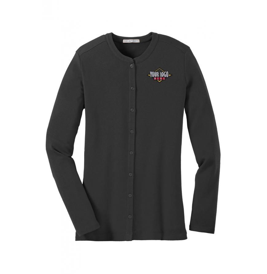 Port Authority LM1008 - Port Authority Ladies Concept Stretch Button-Front Cardigan