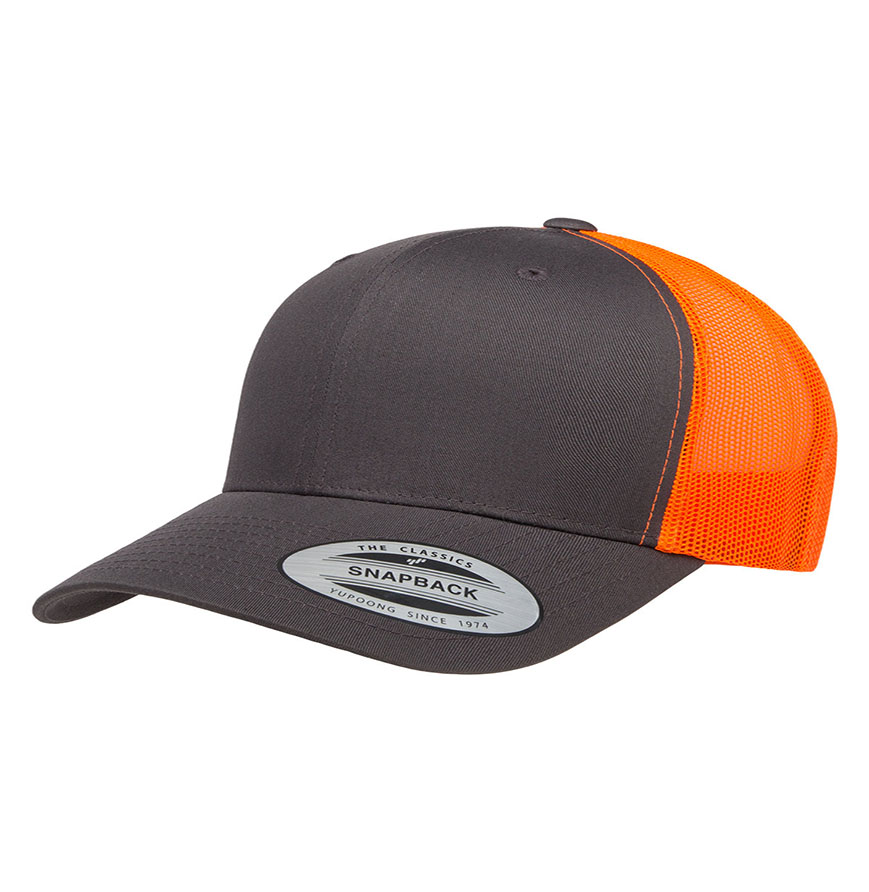 CHARCOAL-NEON ORANGE
