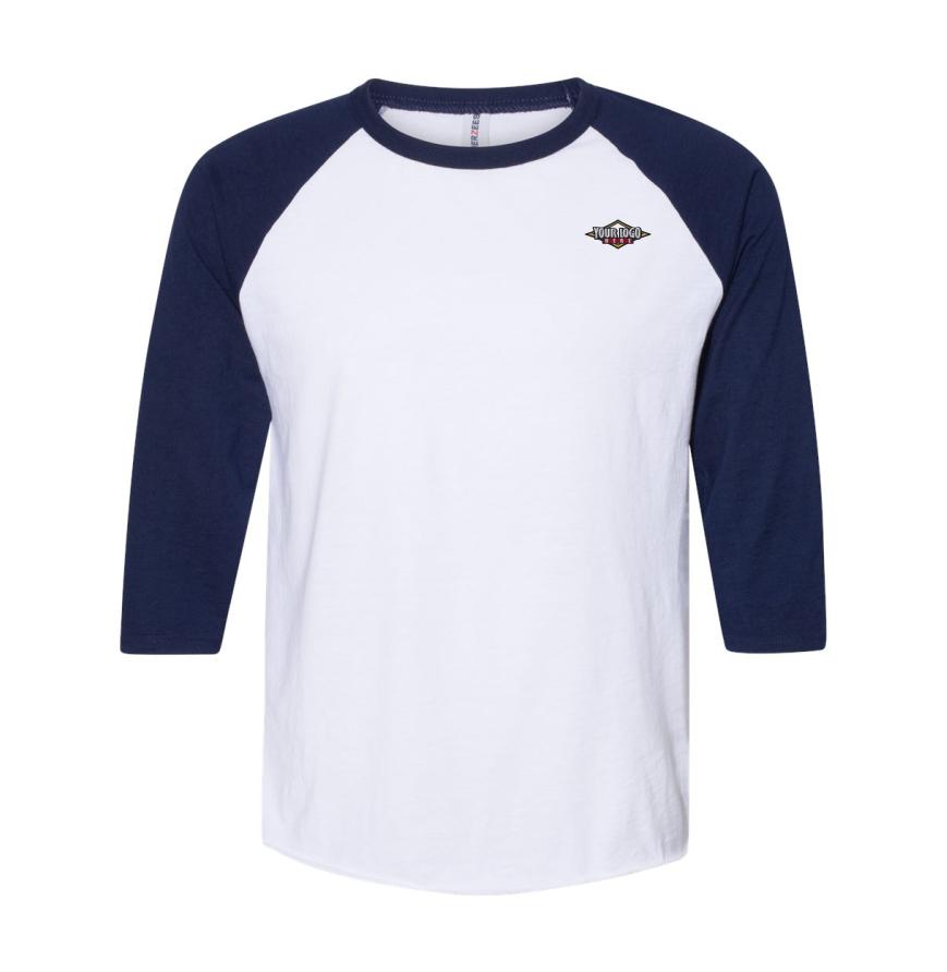 Premium Blend Ringspun Three-Quarter Sleeve Raglan Baseball T-Shirt