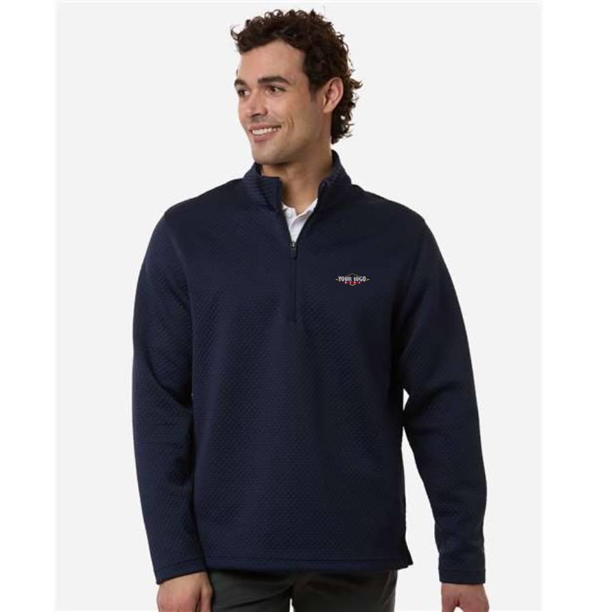 Mens Pebble Quarter-Zip Pullover