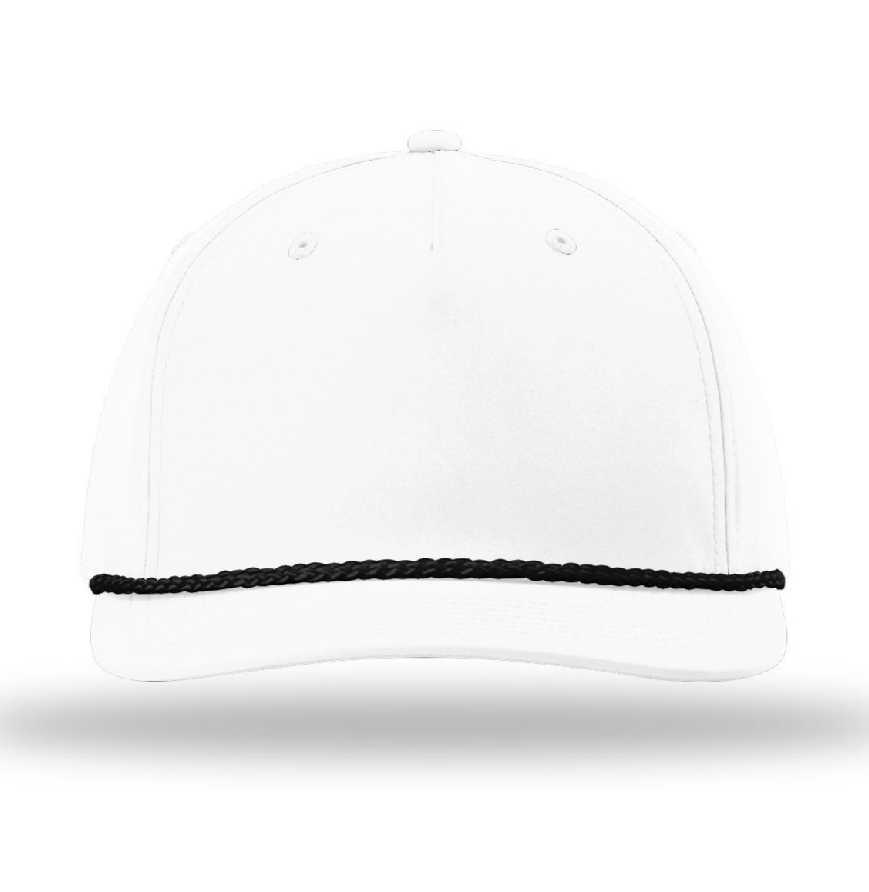 White w/ Black Rope