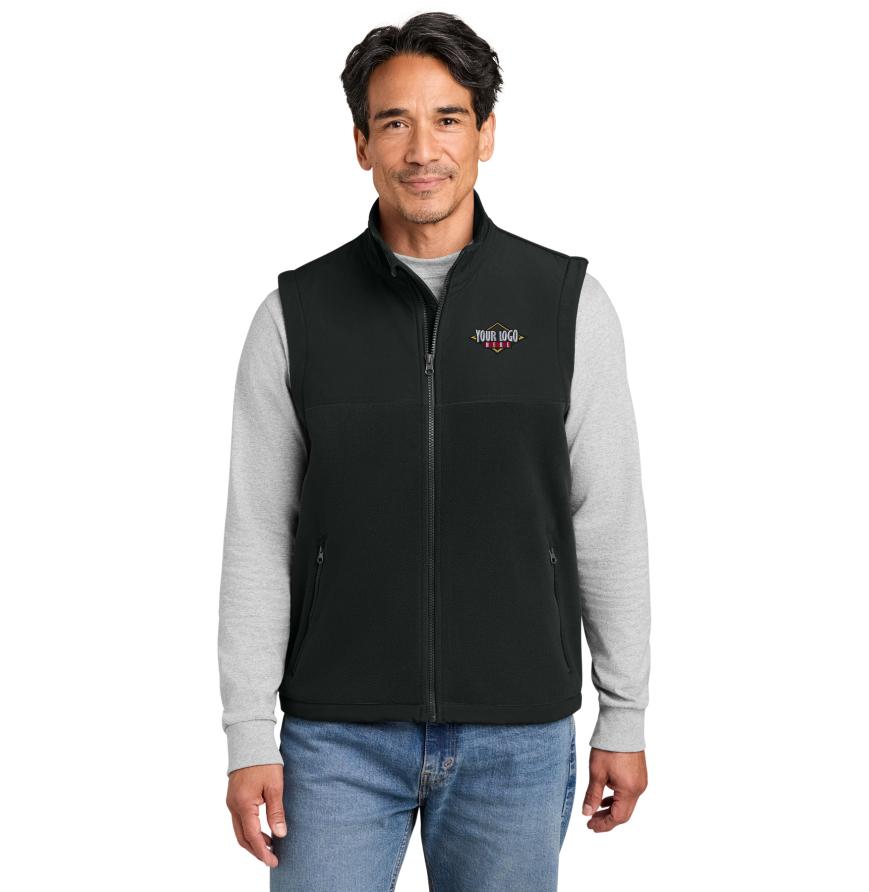 CornerStone Fleece Overlay Vest