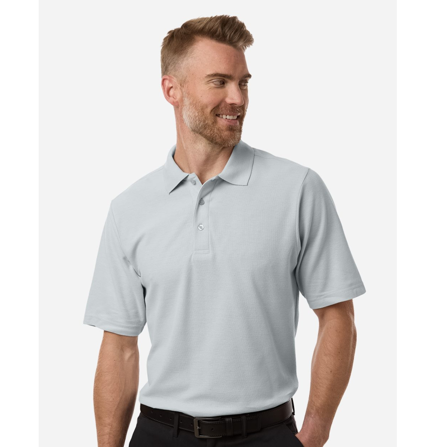 Mens Resolve CVC Performance Pique Polo