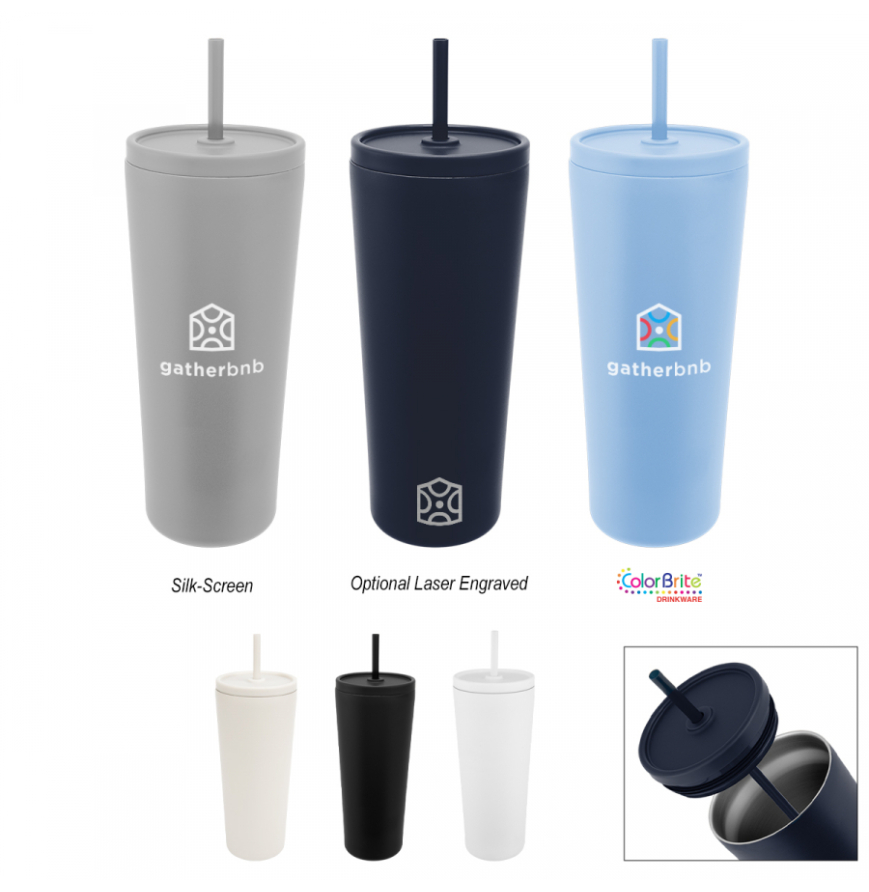 24 Oz Brooklyn Recycled Stainless Steel Tumbler