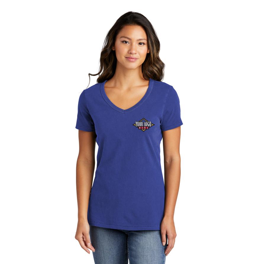 Port & Company LPC099V - Port  Company Ladies Beach Wash Garment-Dyed V-Neck Tee