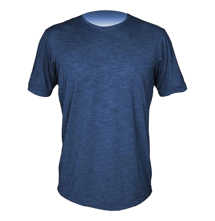 NAVY-HEATHERED