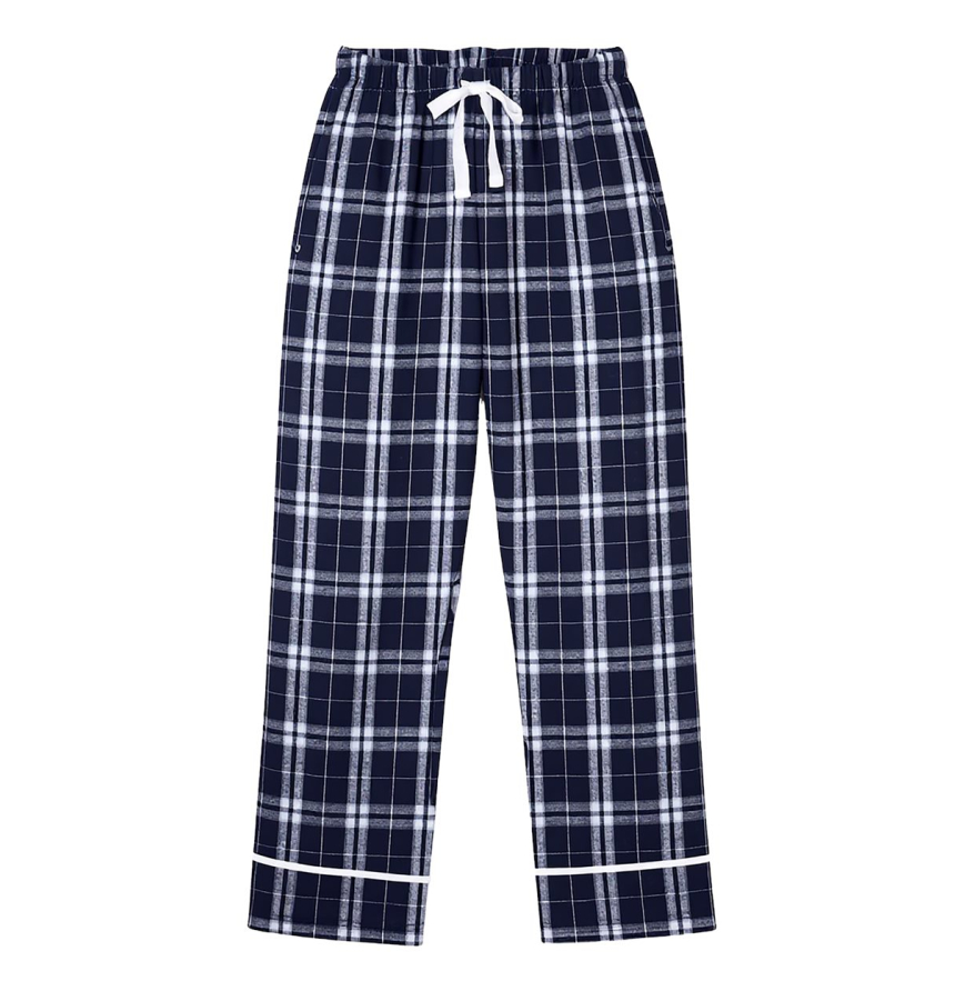 NAVY-SILVER-PLAID