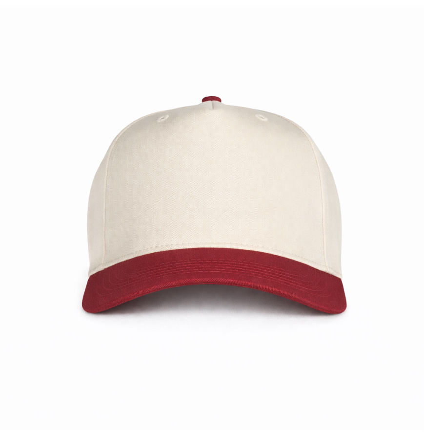 MAROON/NATURAL