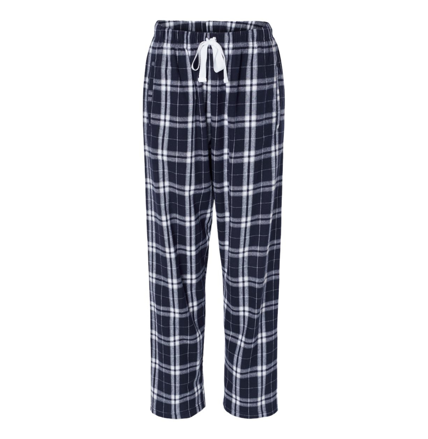 NAVY-SILVER-PLAID