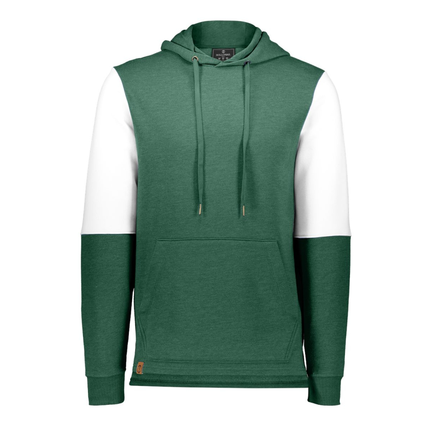 DARK-GREEN-HEATHER-WHITE