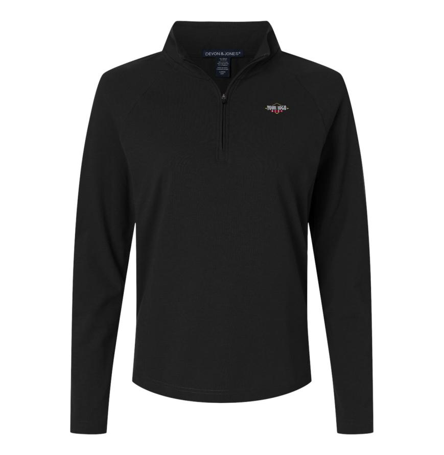 Womens Seaton Pebble Textured Quarter-Zip Pullover