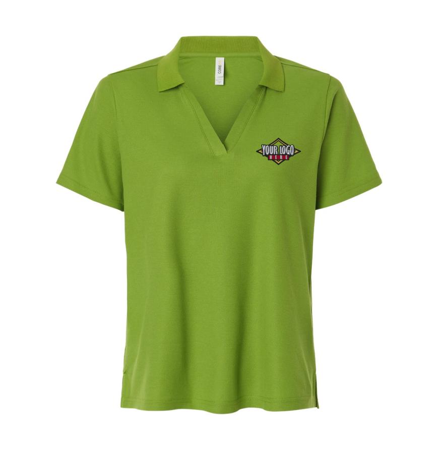 Womens Resolve CVC Performance Pique Polo