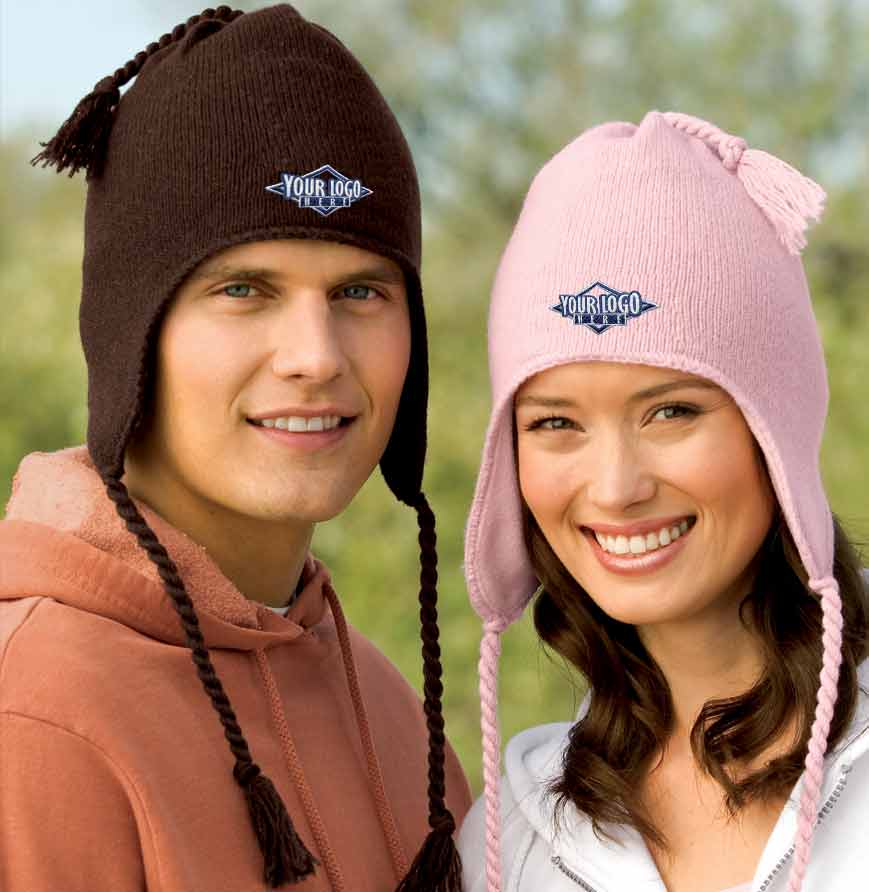 Knit Hat with Ear Flaps