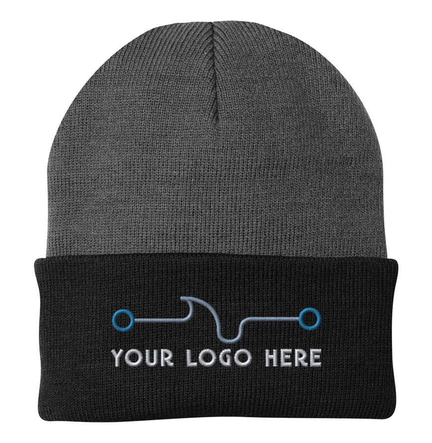 Two-Toned Knit Beanie