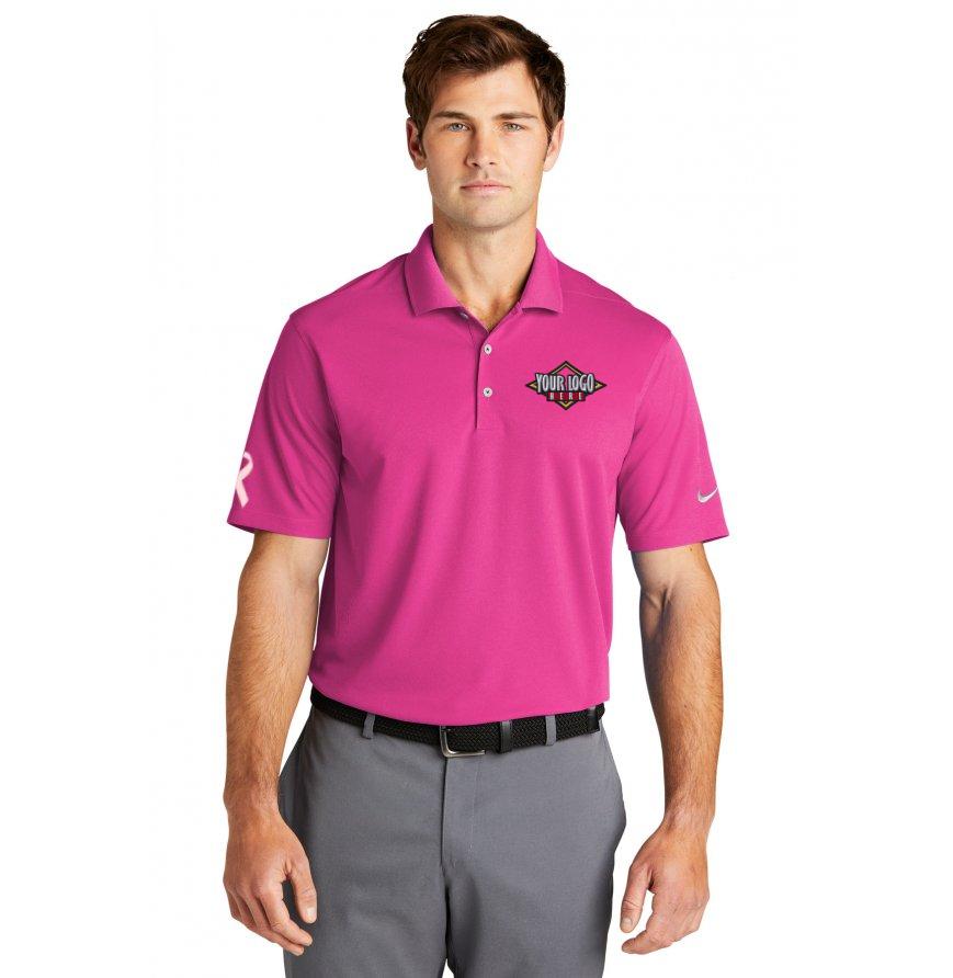 Pink Nike Dri-FIT Micro Pique 20 Polo