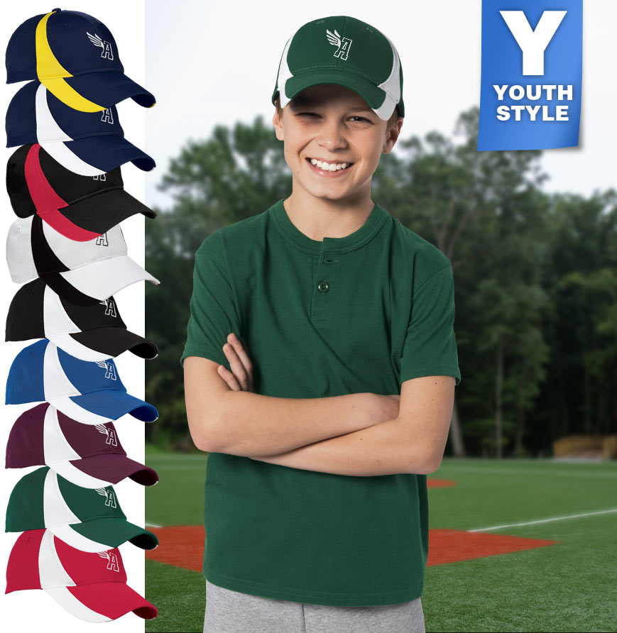 Youth Nylon Colorblock Cap