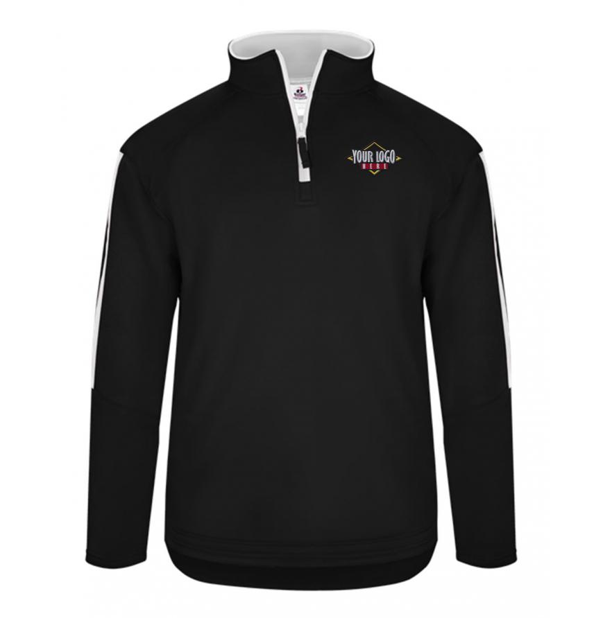 Badger Sideline Fleece Quarter-Zip Pullover