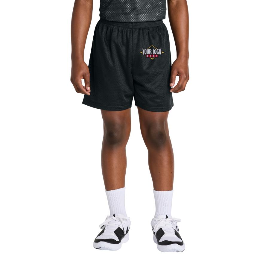 Sport-Tek YST5100 - Sport-Tek Youth PosiCharge Mesh 5  Short