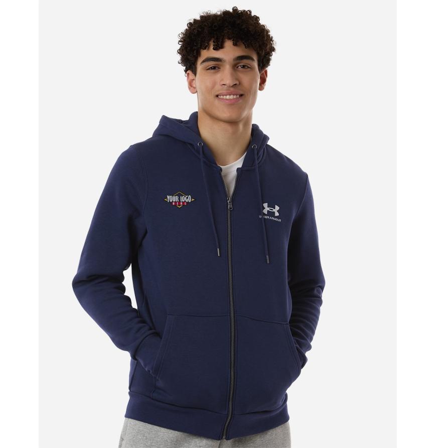 Mens Icon Fleece Hooded Full-Zip