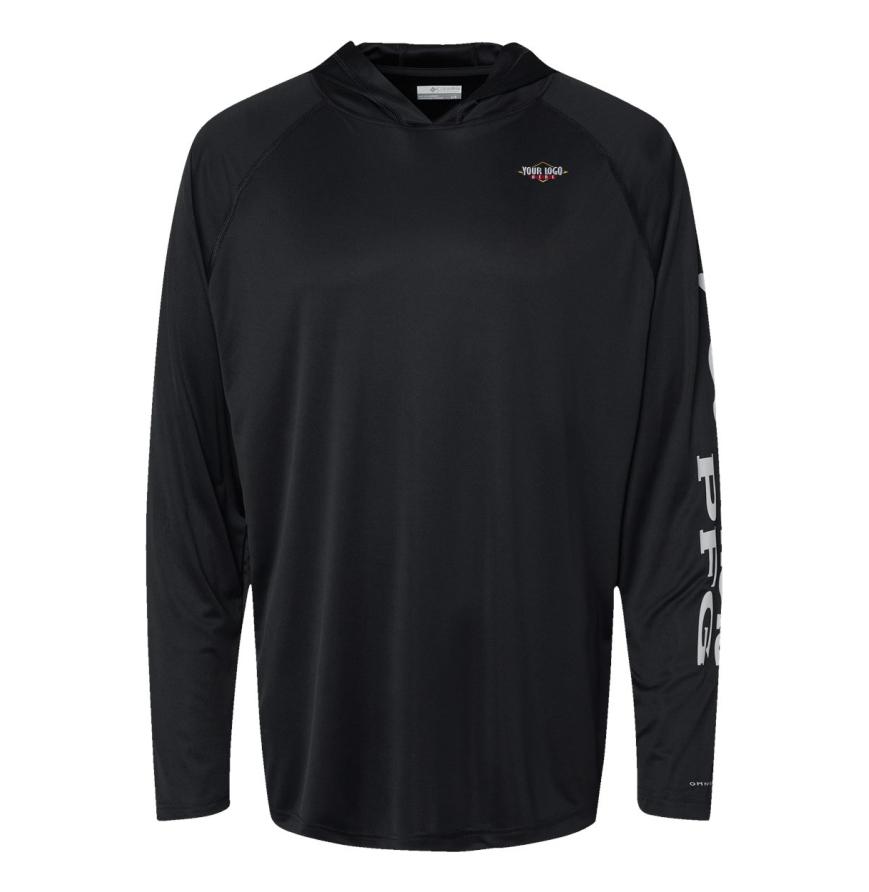Mens PFG Terminal Tackle Hooded Long Sleeve T-Shirt