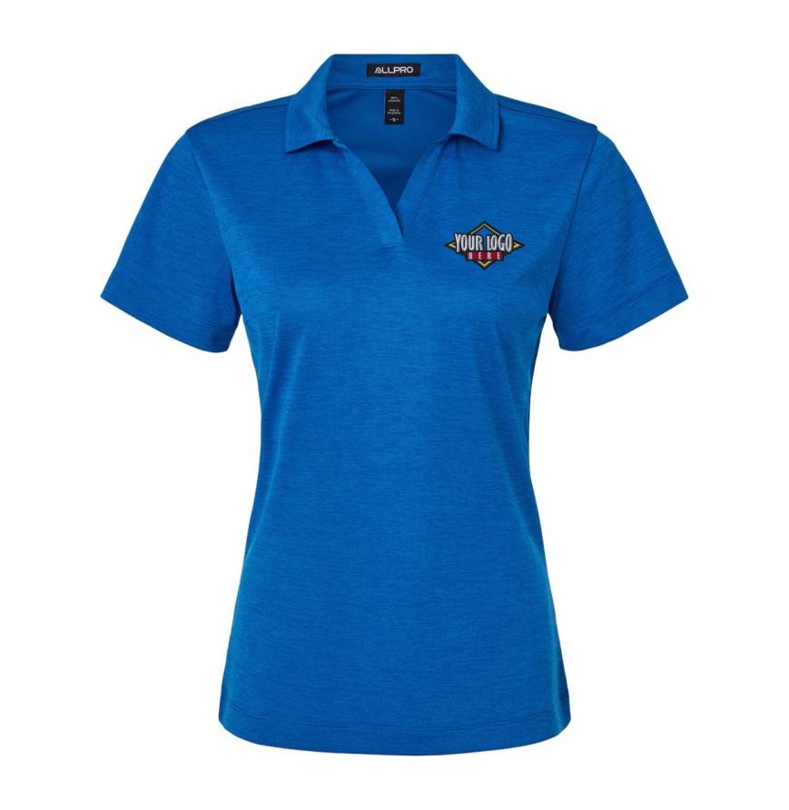 Womens Performance Mlange Polo