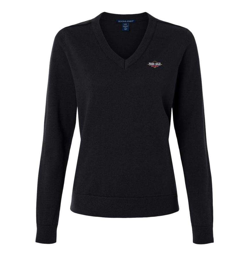 Womens New Classics V-Neck Sweater