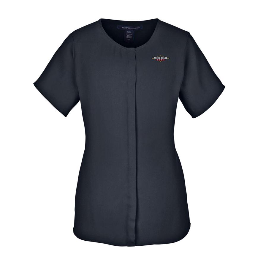 Womens Perfect Fit Crepe Blouse