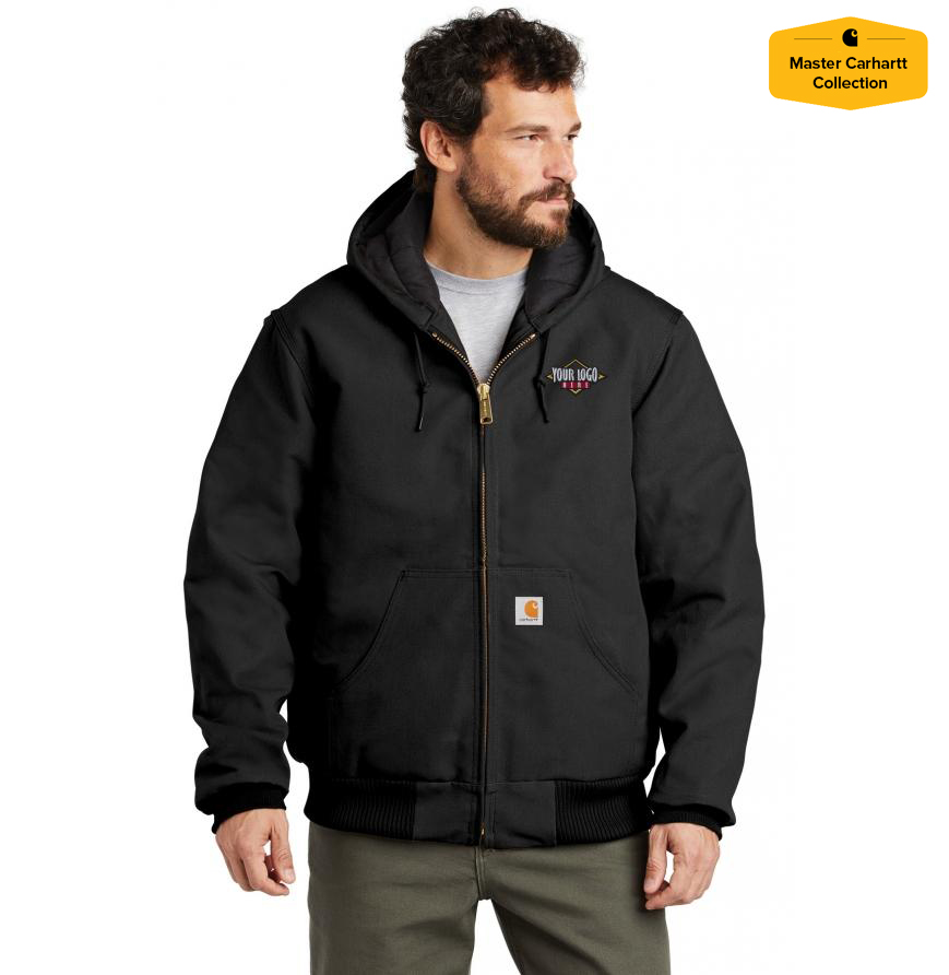 Carhartt CTSJ140 - Carhartt CTSJ140 Quilted-Flannel-Lined Duck Active Jacket