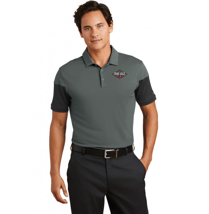 Nike 779802 - DISCONTINUED Nike Dri-FIT Sleeve Colorblock Modern Fit Polo