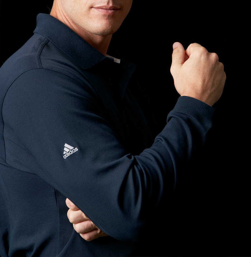 Adidas Climalite Men's Long Sleeve Polo