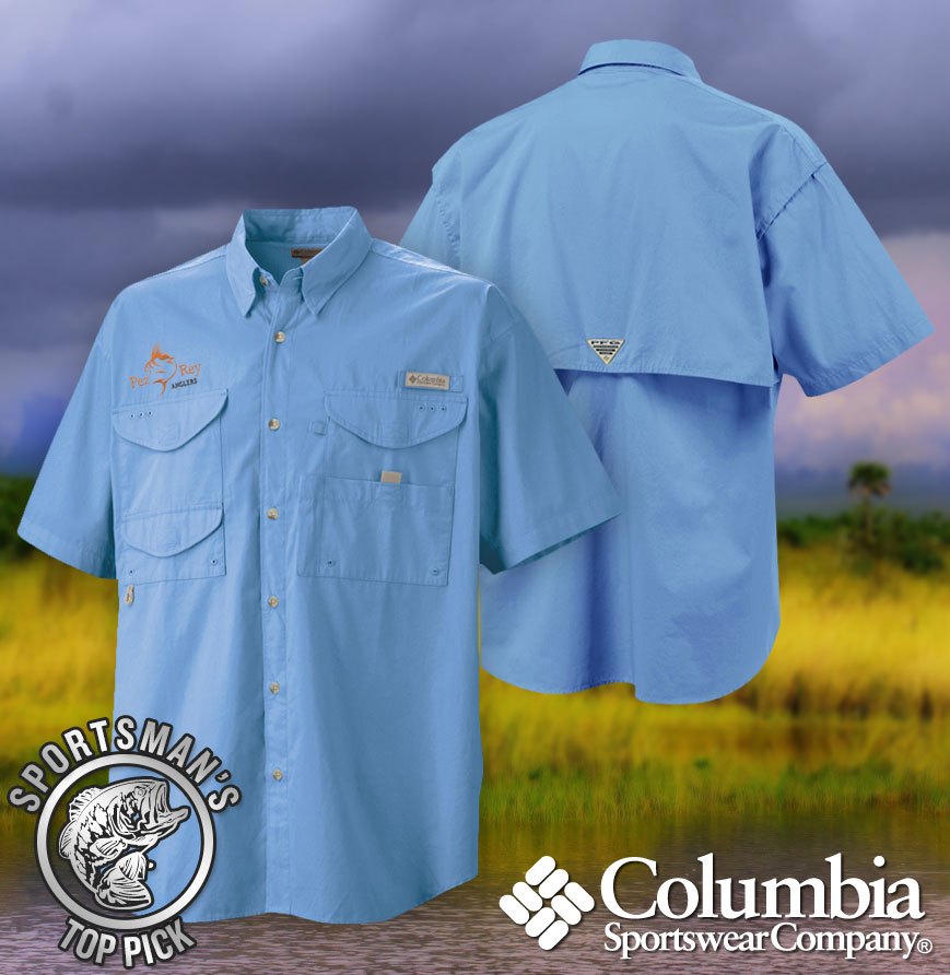 Columbia Short Sleeve Fishing Shirt