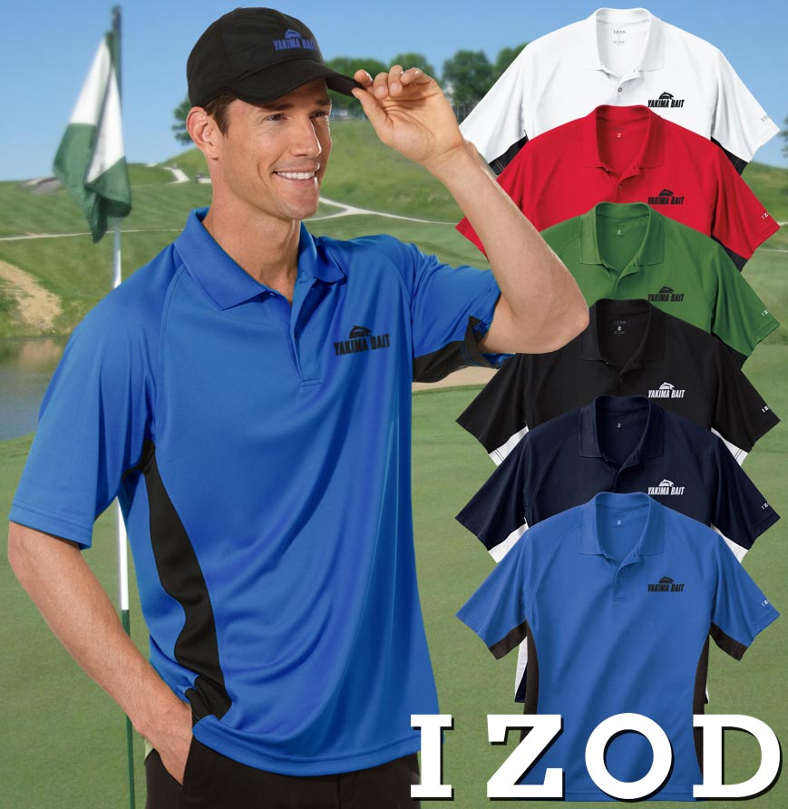 IZOD Sideline Short Sleeve Raglan Polo