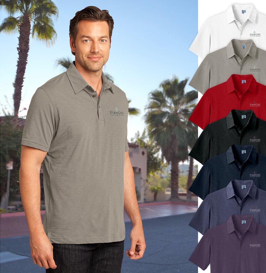 District Made Mens Slub Polo