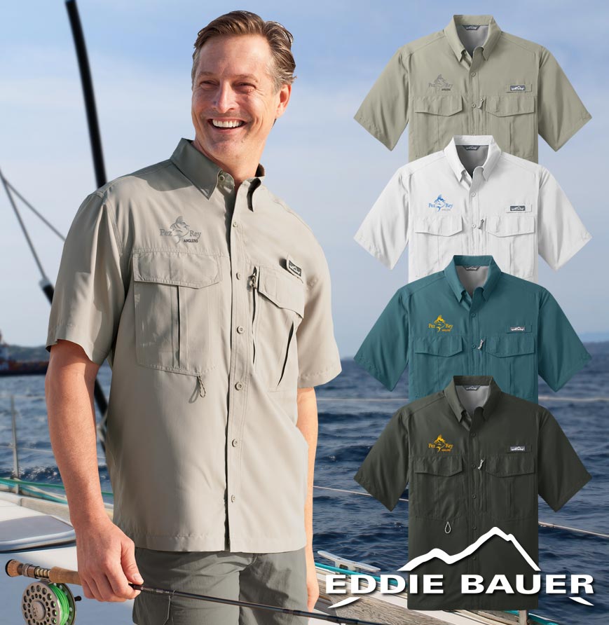 Eddie Bauer Short Sleeve Performance Fishing Shirt