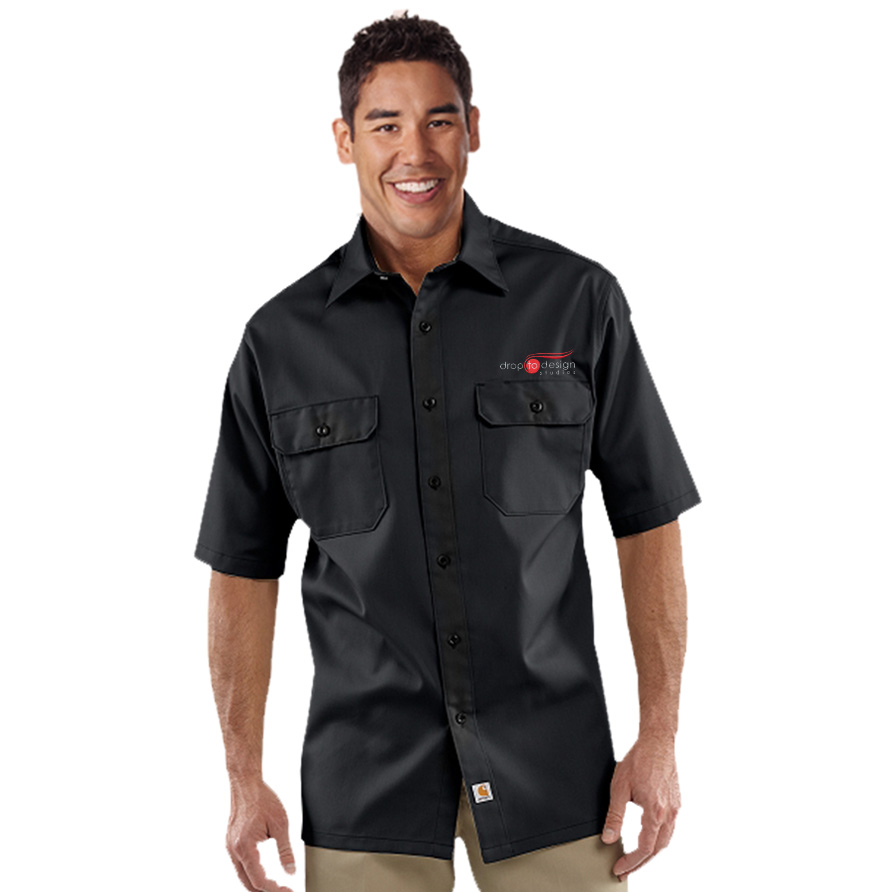 Carhartt S223 short-sleeve twill work shirt