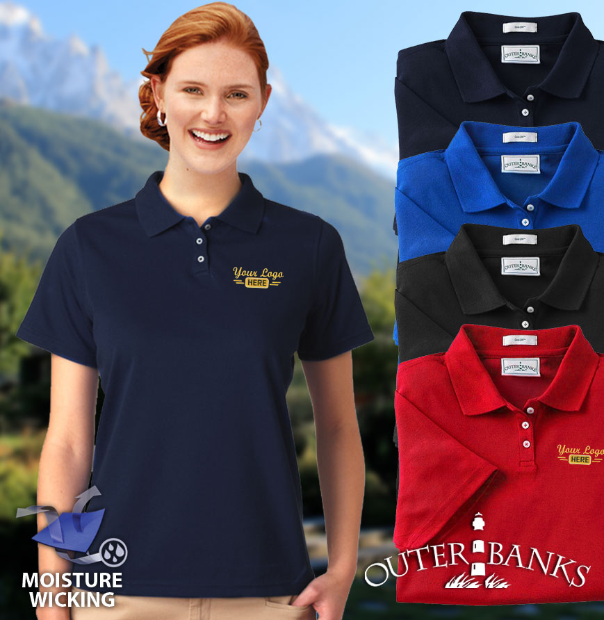 Ladies Outer Banks Cool Dri Performance Polo