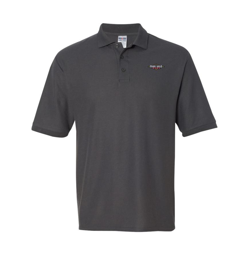 Mens Easy Care Piqu Polo