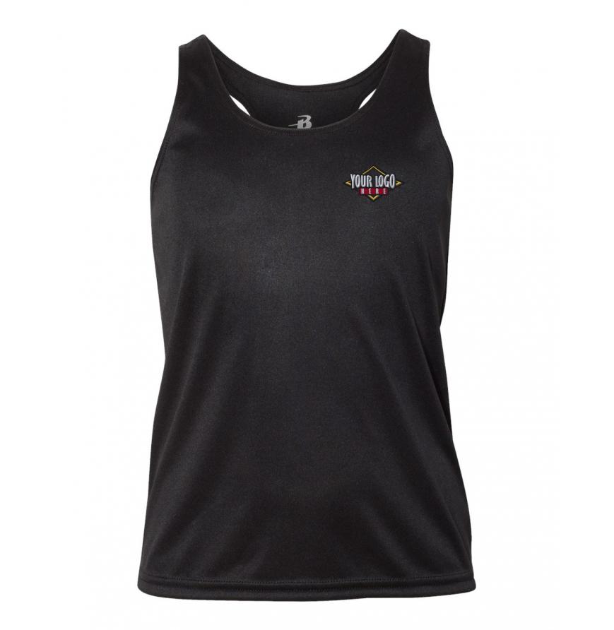 Badger Girls B-Core Racerback Tank Top