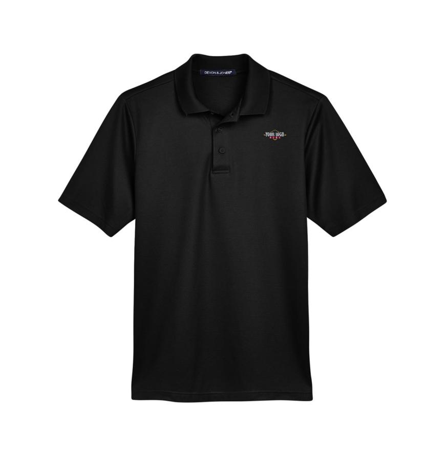 Mens CrownLux Performance Plaited Polo
