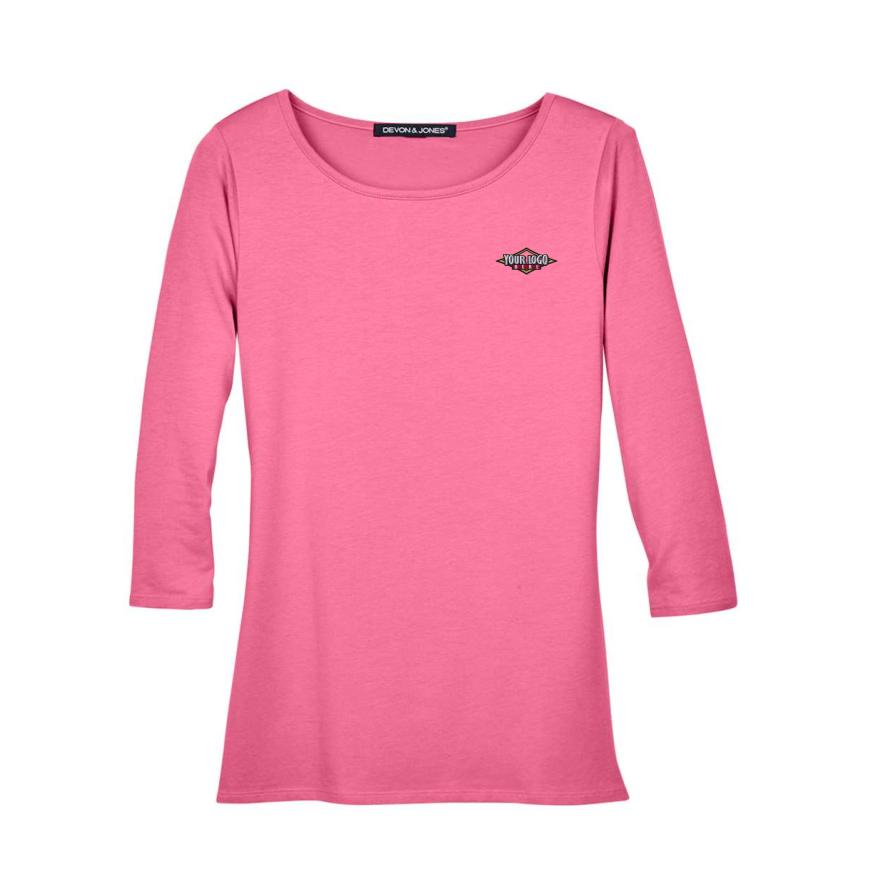 Womens Perfect Fit Ballet Bracelet-Length Knit Top