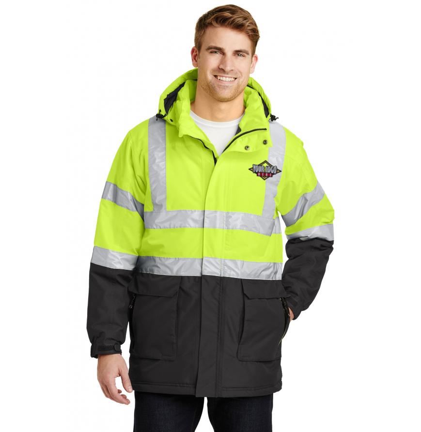 Port Authority ANSI 107 Class 3 Safety Heavyweight Parka