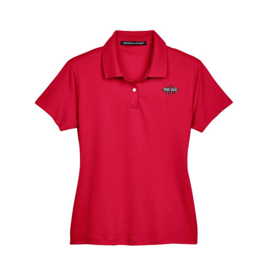 Womens Pima-Tech Jet Piqu Polo