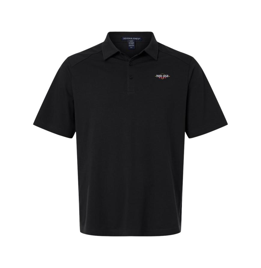 Mens Seaton Pebble Textured Polo
